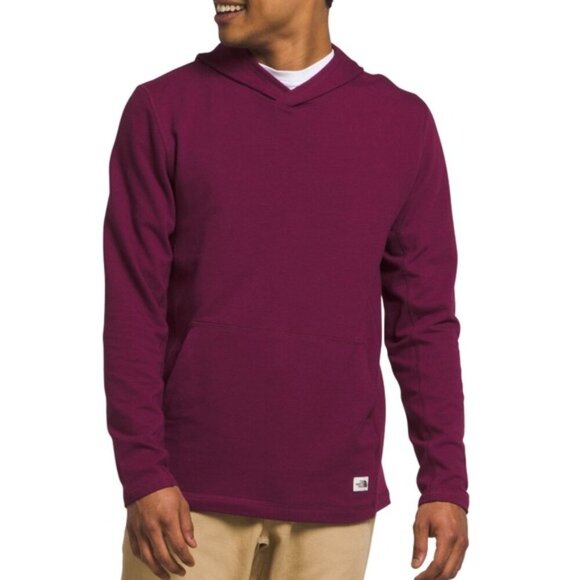 North Face Men's Lightweight Red Terry Hoodie NWT - Picture 4 of 4